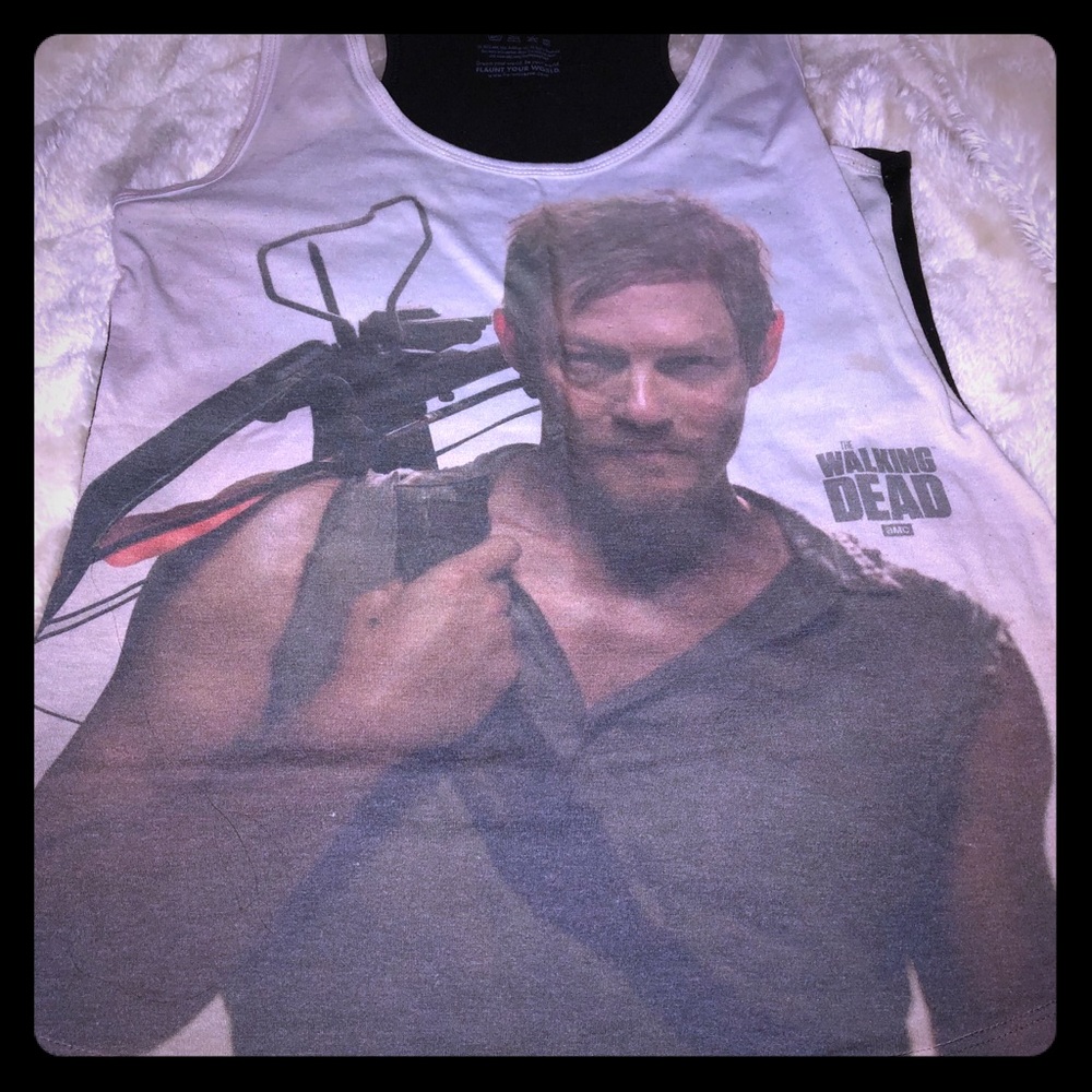 Official THE WALKING DEAD T Shirt; DARYL T SHIRT